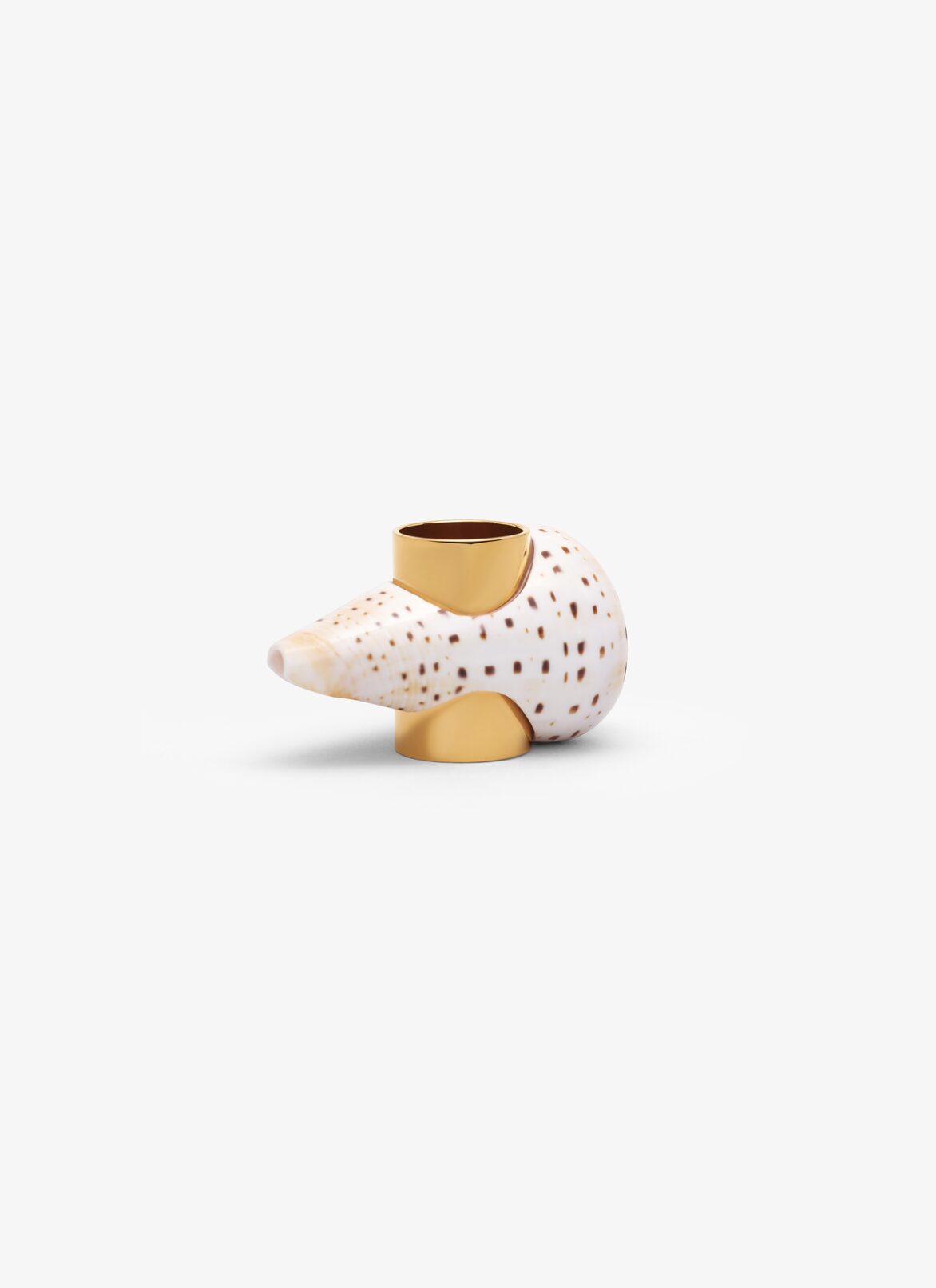 RING LONG SHELL ALAÏA NATURAL/GOLD RING LONG SHELL